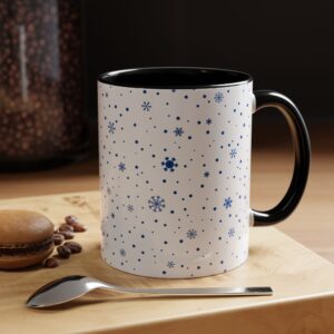 Christmas Surprise Accent Coffee Mug — Festive Holiday Coffee Cup (11/15oz)